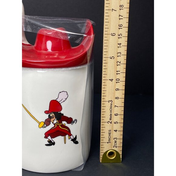 Rae Dunn CAPTAIN HOOK Mug Disney Peter Pan Mug Tinkerbell Pirate Hat Brand New - Picture 10 of 10